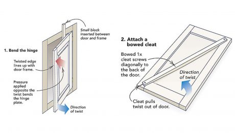 fixing-warped-cabinet-doors