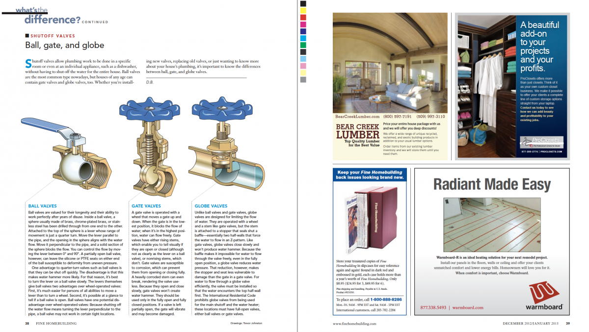 shut off valves magazine spread