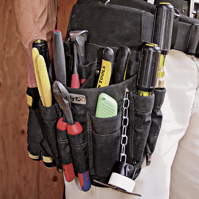 electrician’s toolbelt